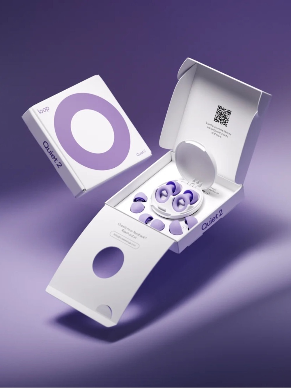 Loop Earplugs Quiet 2 Violet